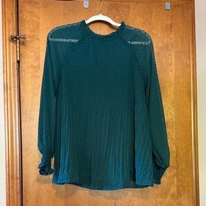 Elegant Green Blouse